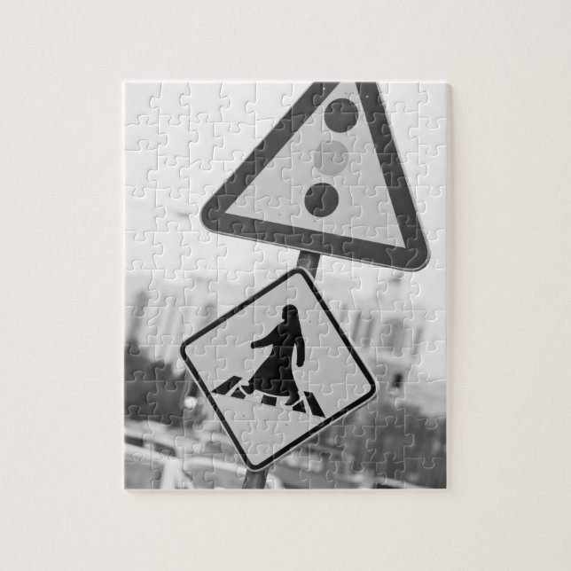 Qatar, Ad Dawhah, Doha. Arabisk fotgängare 2 Pussel (Vertikal)