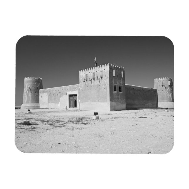 Qatar, Al Zubarah. Al-Zubara Fort (b.1938) nu Magnet (Horisontell)