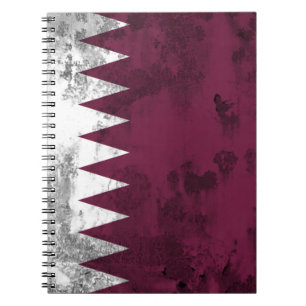 Qatar Anteckningsbok Med Spiral