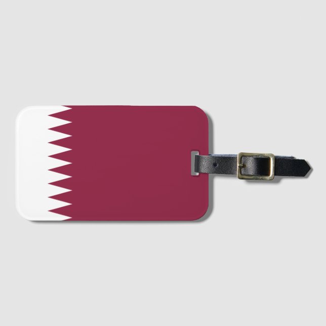 Qatar Bagagebricka (Framsida horisontal)