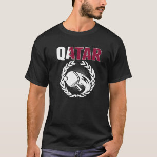 Qatar Bord Tennis Qatari Ping Pong Supporter Spo T Shirt
