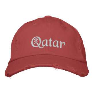 Qatar Broderad Basebollhatt Keps