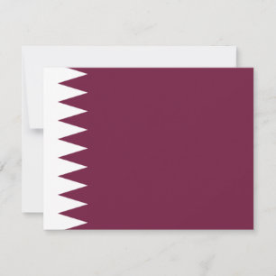 Qatar flagga