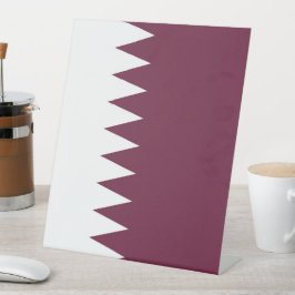 Qatar flagga