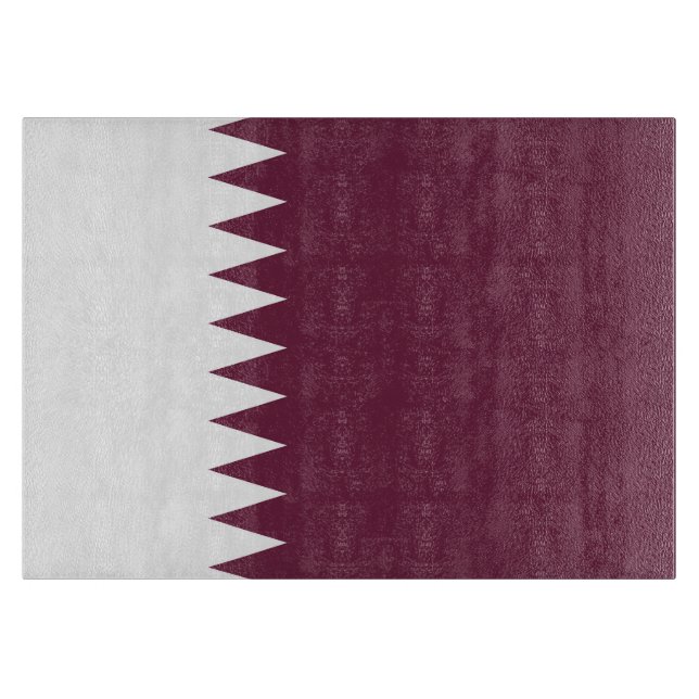 Qatar flagga (Framsidan)