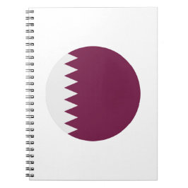 Qatar Flagga Anteckningsbok