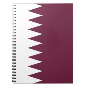 Qatar flagga anteckningsbok