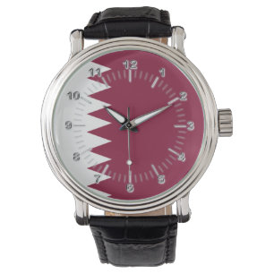 Qatar flagga armbandsur