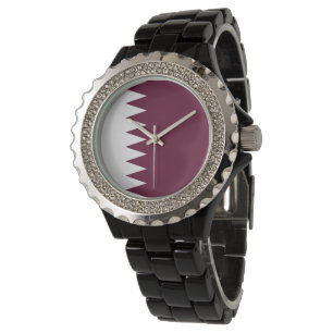 Qatar flagga armbandsur