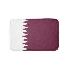 Qatar flagga badrumsmatta