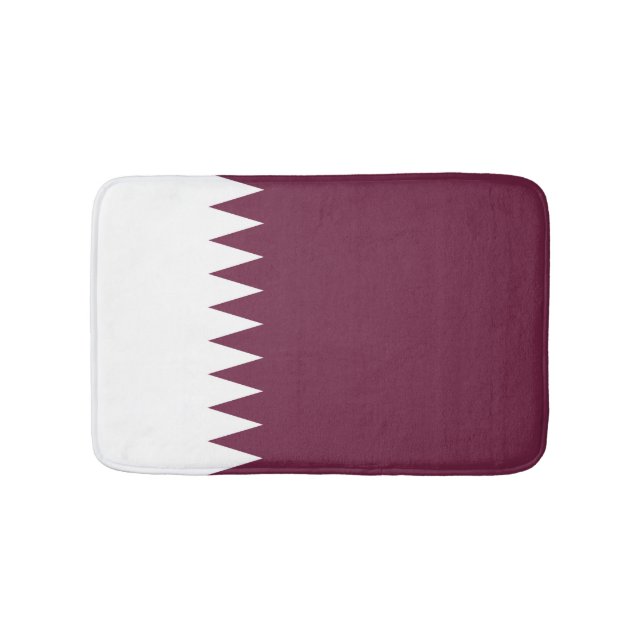 Qatar flagga badrumsmatta (Framsidan)