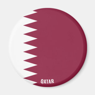 Qatar Flagga Charming Patriotic Magnet