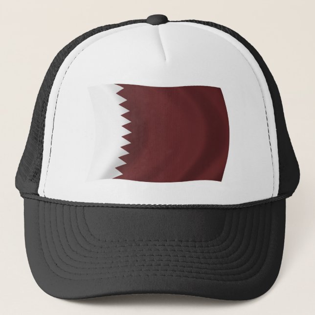 Qatar Flagga Hat Keps (Framsida)