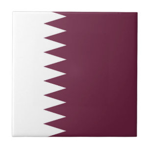 Qatar flagga kakelplatta