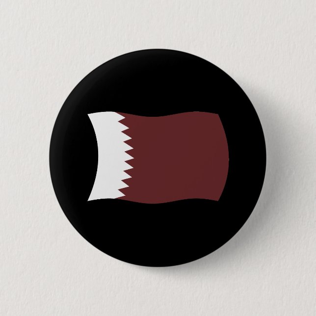 Qatar Flagga Knapp (Framsida)