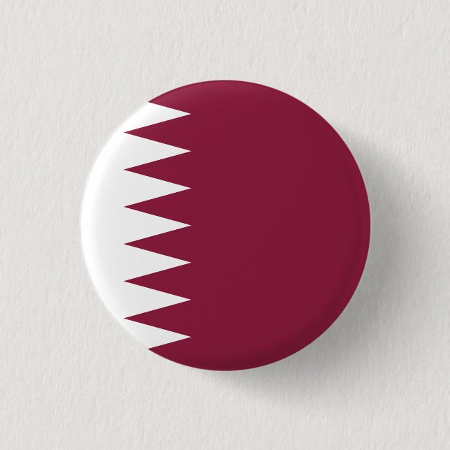 Qatar-Flagga Knapp (Framsida)