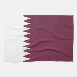 Qatar flagga kökshandduk