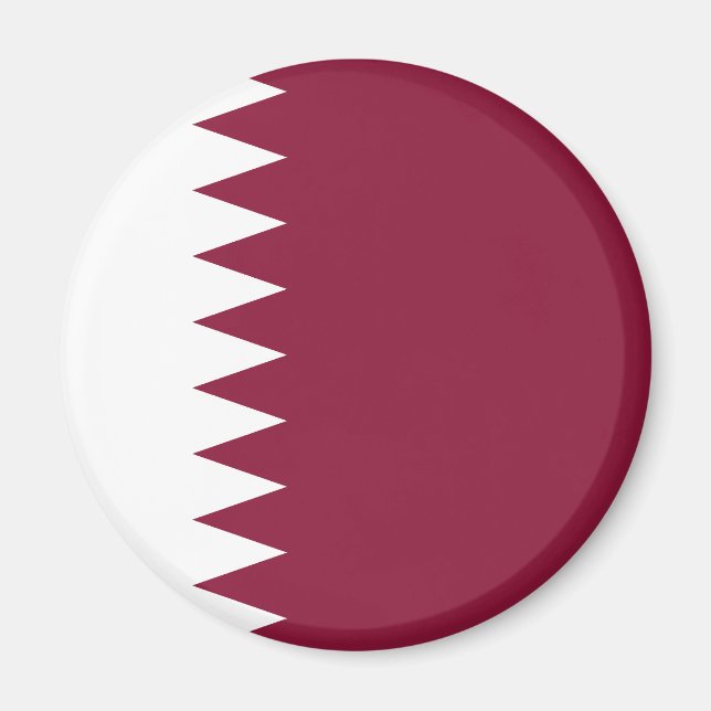 Qatar Flagga Magnet (Framsidan)