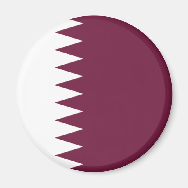 Qatar Flagga Magnet (Framsidan)