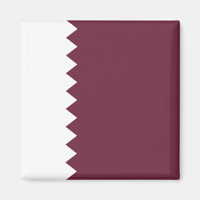 Qatar Flagga Magnet (Framsidan)