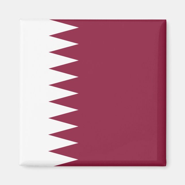 Qatar Flagga Magnet (Framsidan)