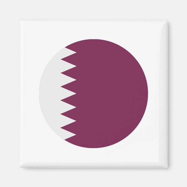 Qatar Flagga Magnet (Framsidan)