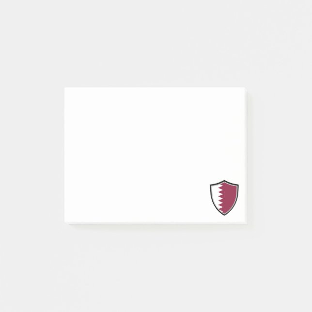 Qatar-flagga Post-it Block (Framsida)