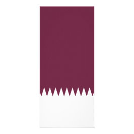 Qatar flagga reklamkort