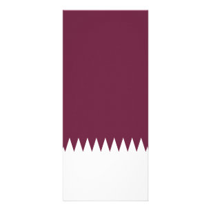 Qatar flagga reklamkort