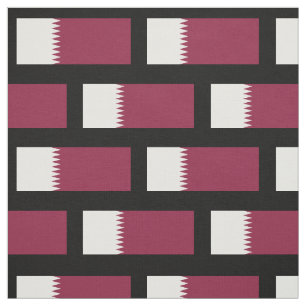 Qatar-Flagga Tyg