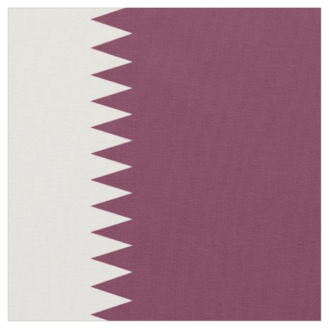 Qatar flagga tyg (Närbild)
