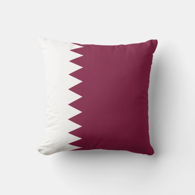 Qatar Flagga x Flaggkudde Kudde (Framsida)