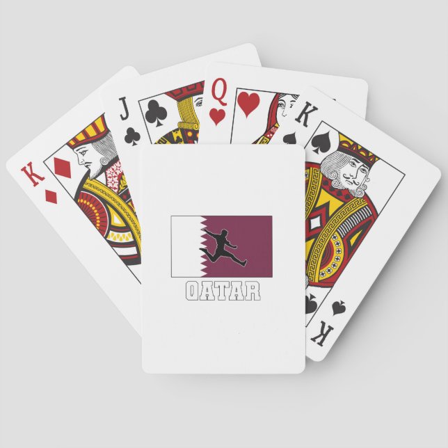 Qatar Football Soccer National Team Casinokort (Baksidan)