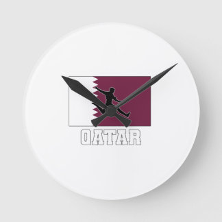 Qatar Football Soccers nationella team Rund Klocka