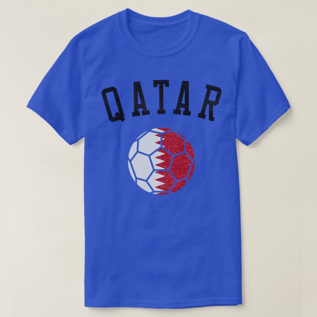 Qatar Heritage Flagga T Shirt (Design framsida)