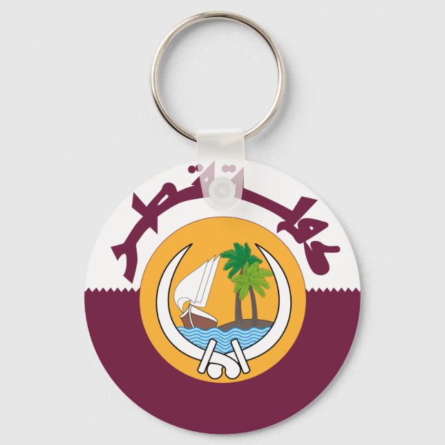 qatar jackar om arm nyckelring (Framsida)