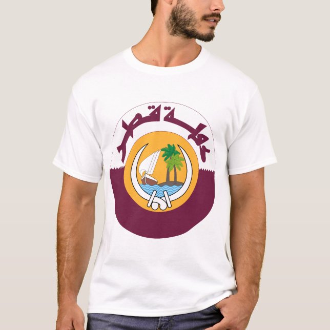 qatar jackar om arm t-shirt (Framsida)