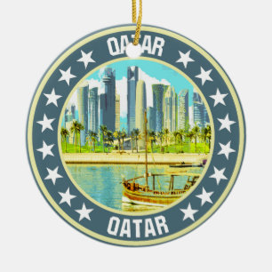Qatar Julgransprydnad Keramik