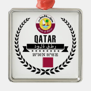 Qatar Julgransprydnad Metall