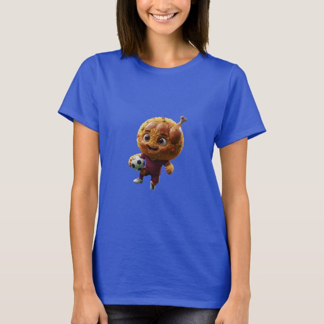 Qatar Machboos Rice Soccer Mascot Group B T Shirt (Framsida)