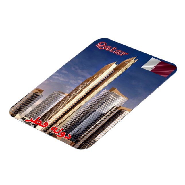 Qatar - Panorama - Skycrapers - Magnet (Vänstra Sidan)