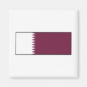 Qatar - Qatari flagga Magnet