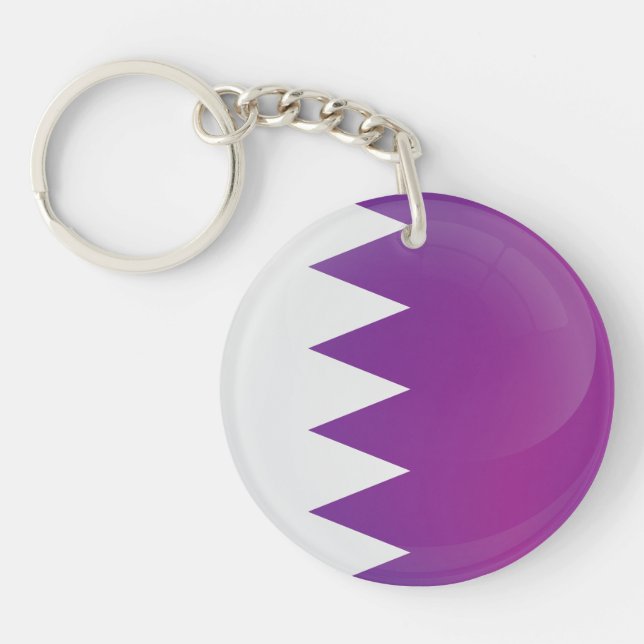 Qatar Round Icon Flagga (Framsidan)