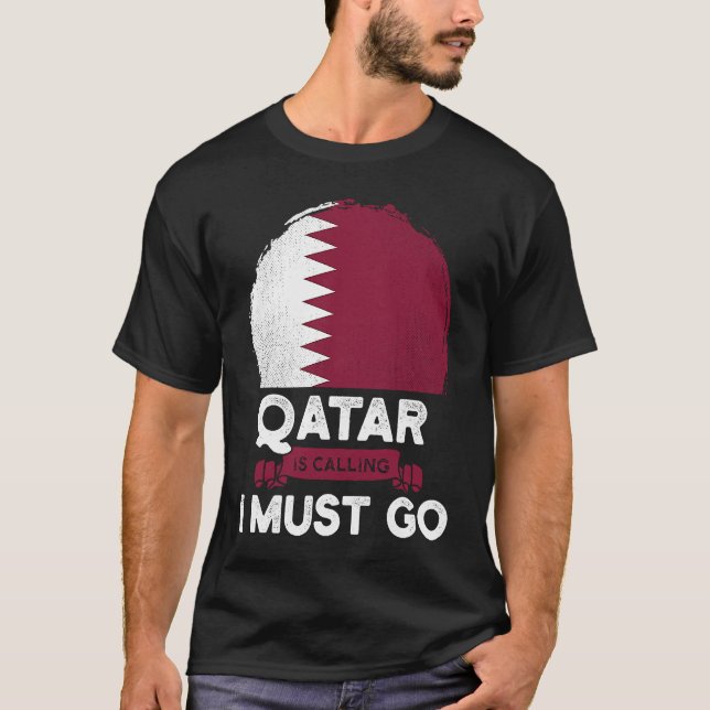 Qatar säger att jag måste ta över Qatari Roots P T Shirt (Framsida)
