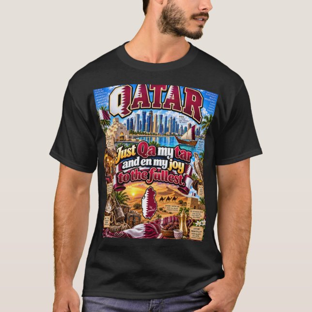 Qatar t-shirt (Framsida)