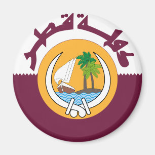 qatar vapensköld magnet