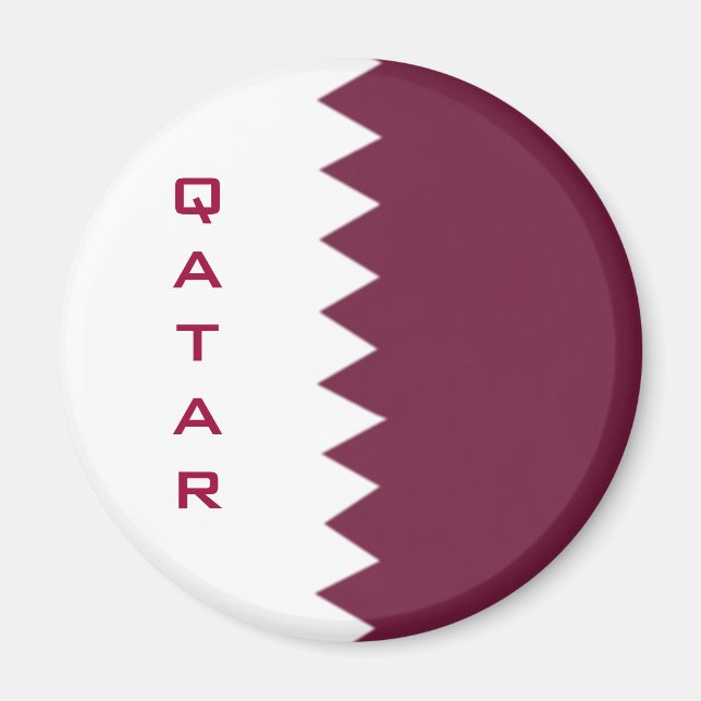 qatari flagga magnet (Framsidan)