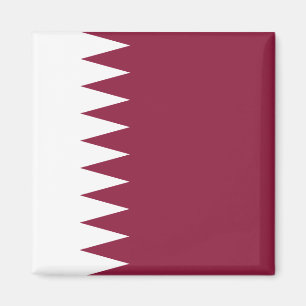 Qatarisk flagga magnet