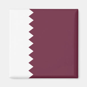 Qatarisk flaggamagnet magnet