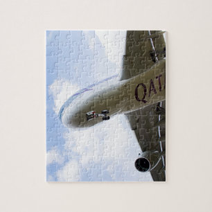 Qatarisk flygbolagflygbuss A380 Pussel